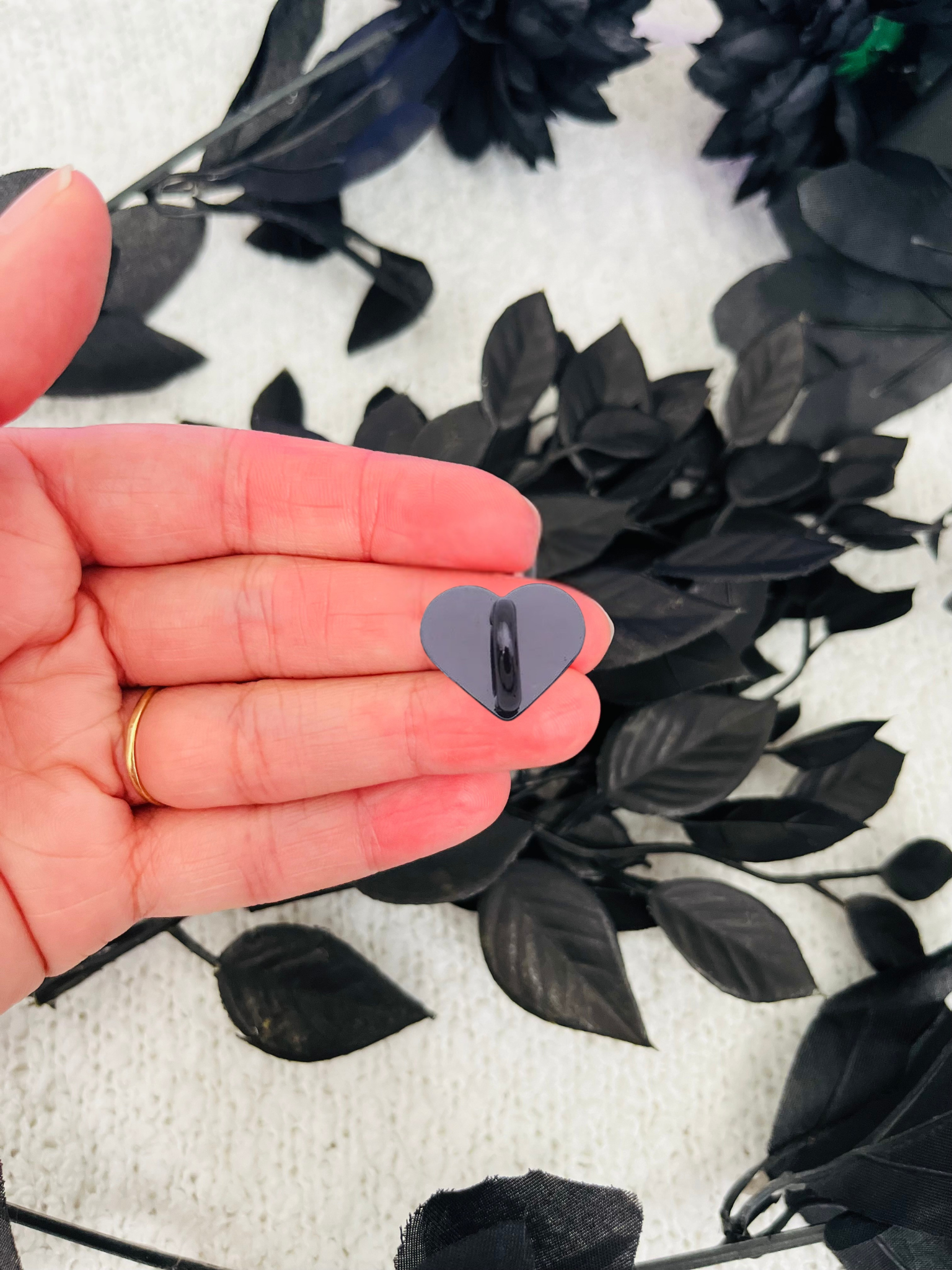 Dark Heart Charm Holder - 5 Pieces