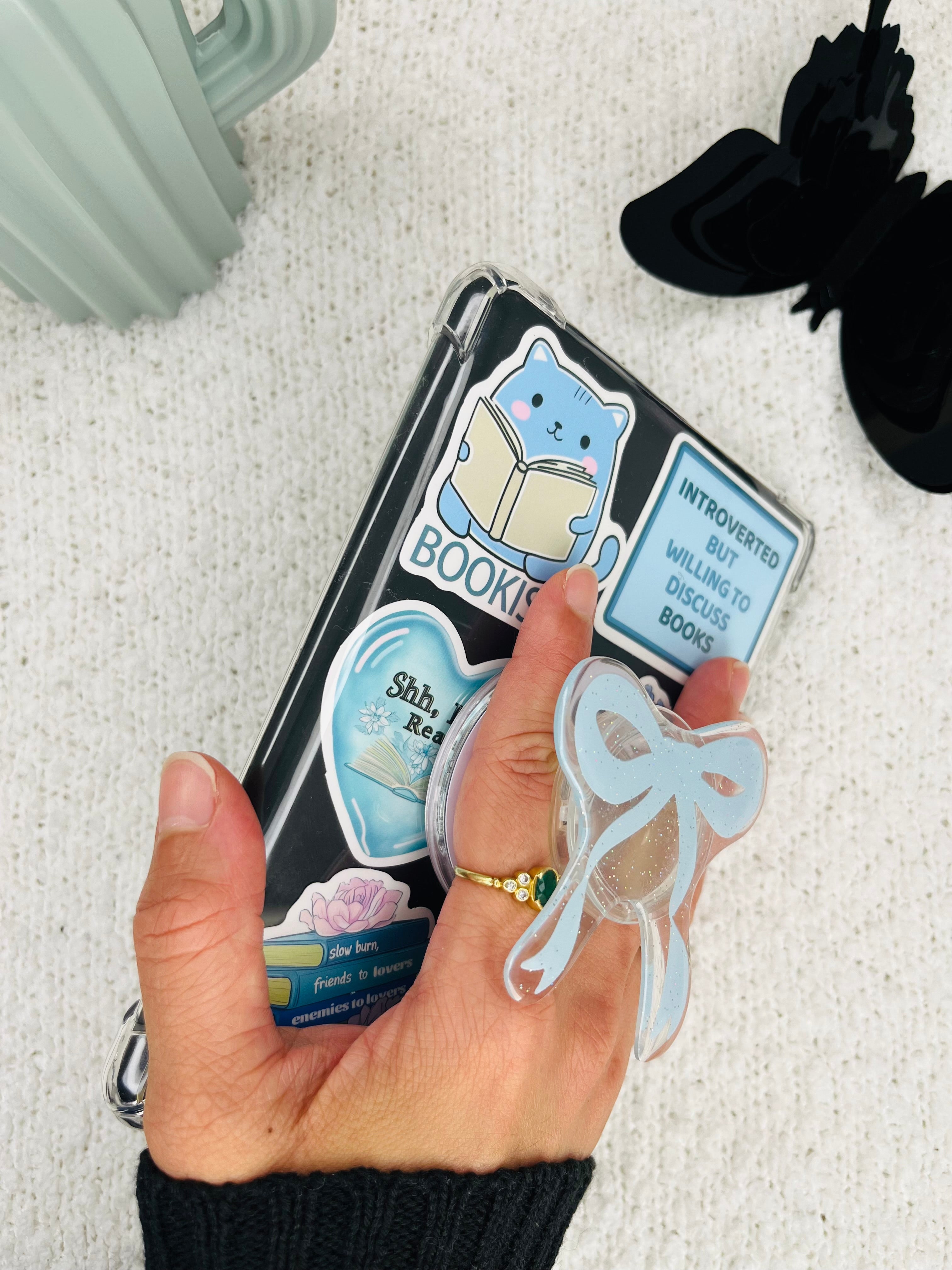 Blue Ribbon Kindle Grip