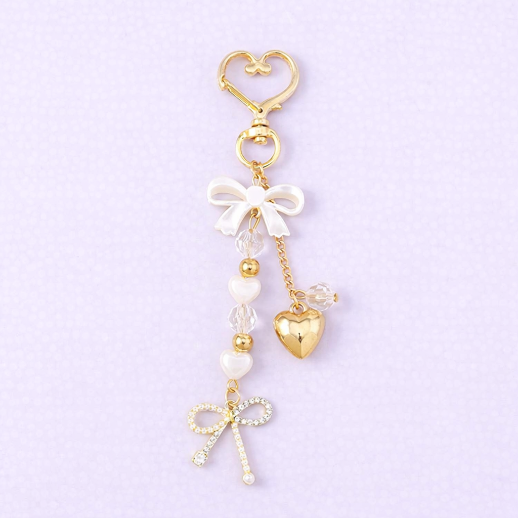 Gold Love Heart Charm