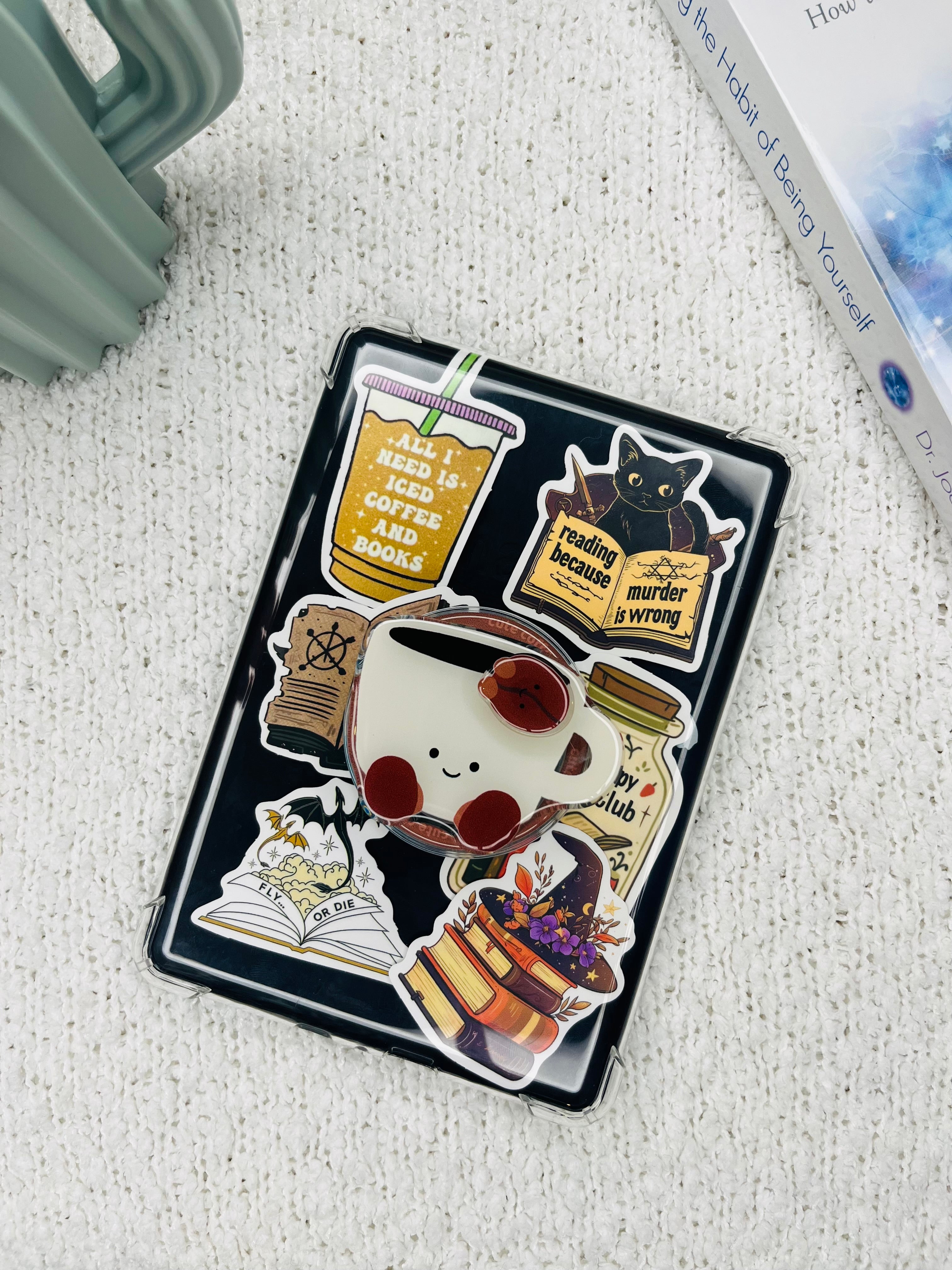 Coffee Cup Kindle Grip