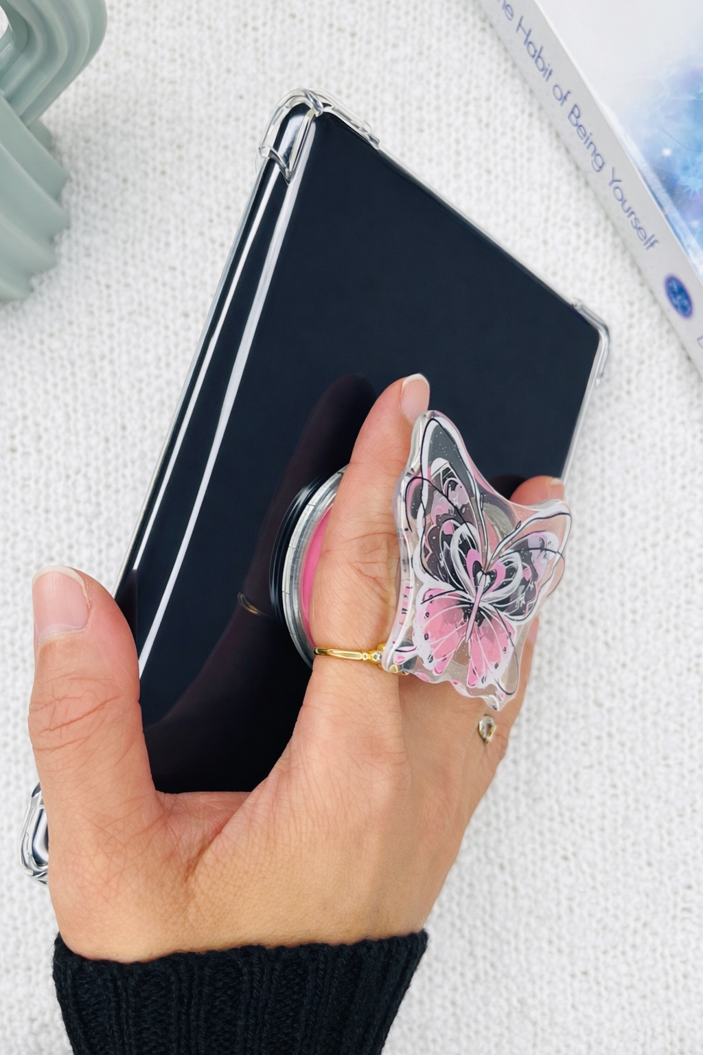 Butterfly Kindle Grip