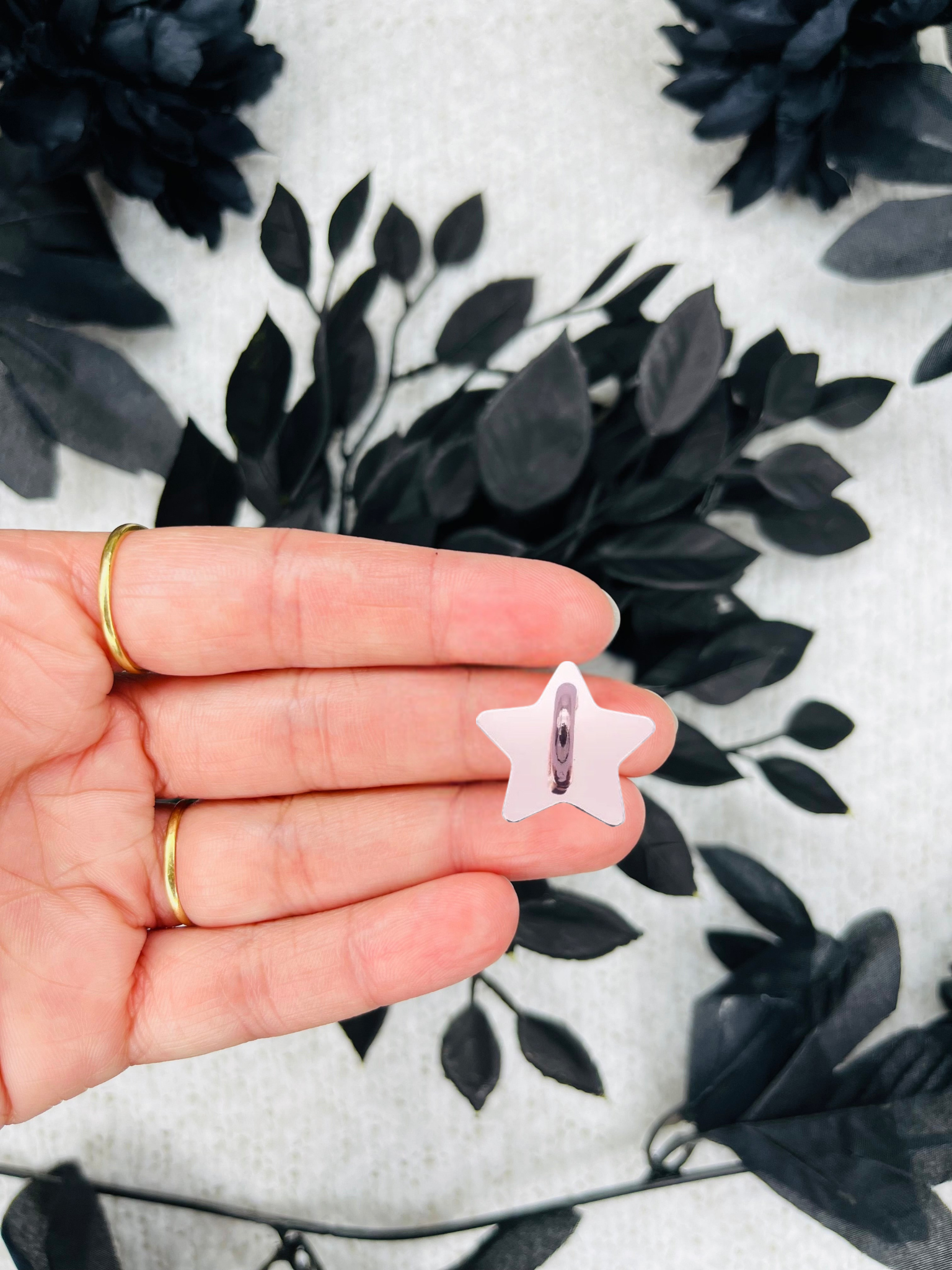 Rose Star Charm Holder