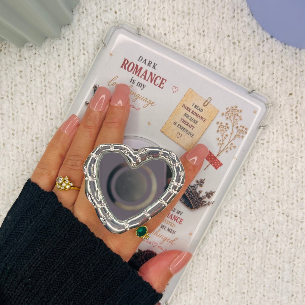 Mirror Heart Kindle Grip