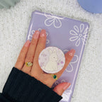 Rosy Bunny Kindle Grip
