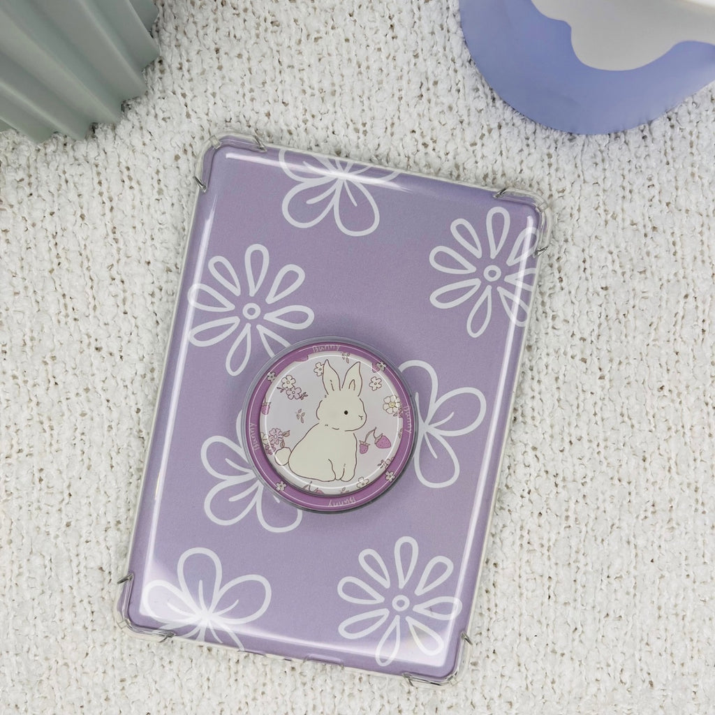 Rosy Bunny Kindle Grip