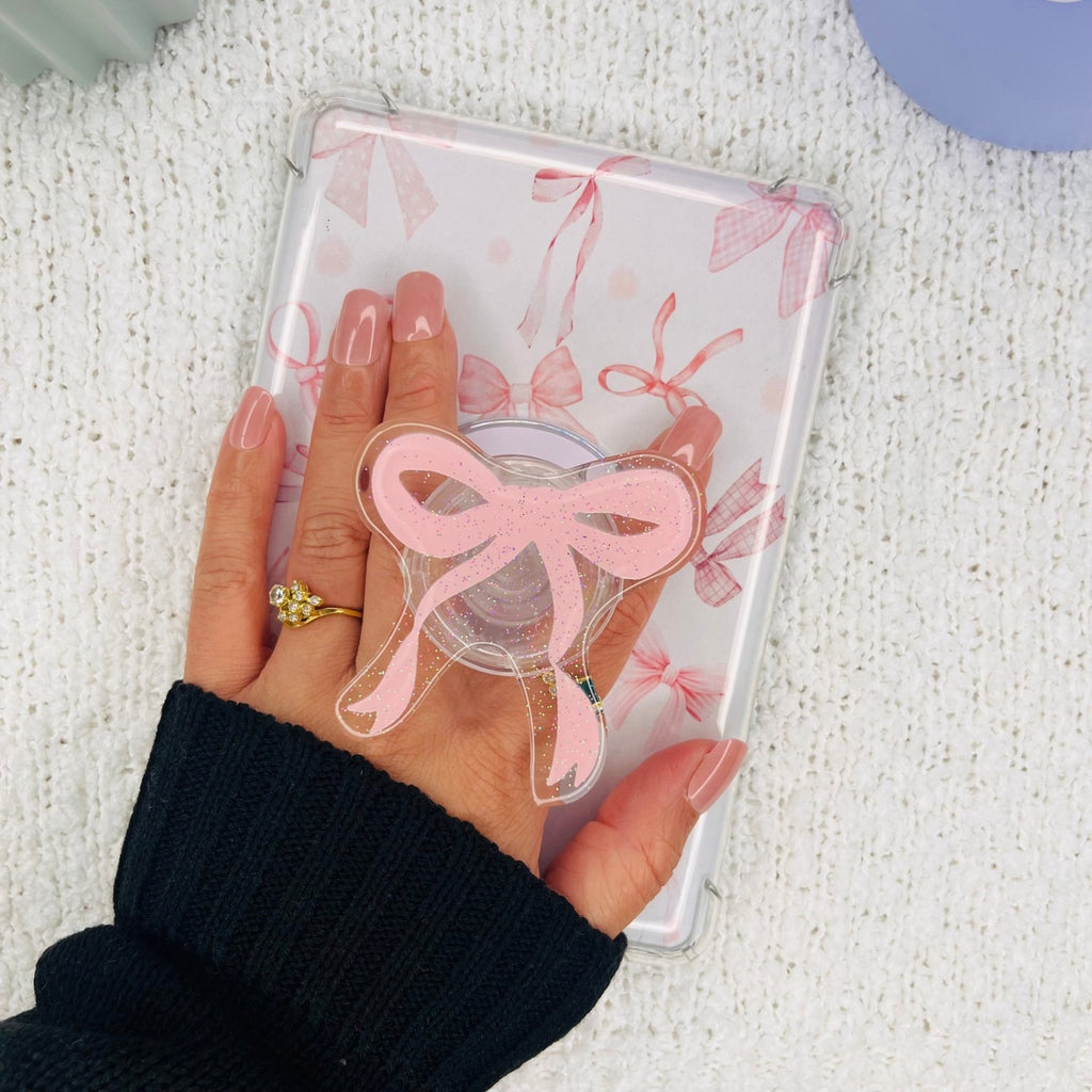 Pink Ribbon Kindle Grip