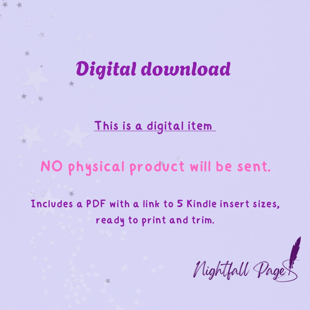Sweetheart Kindle Insert | Printable PDF