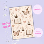 Vintage Kindle Insert | Printable PDF
