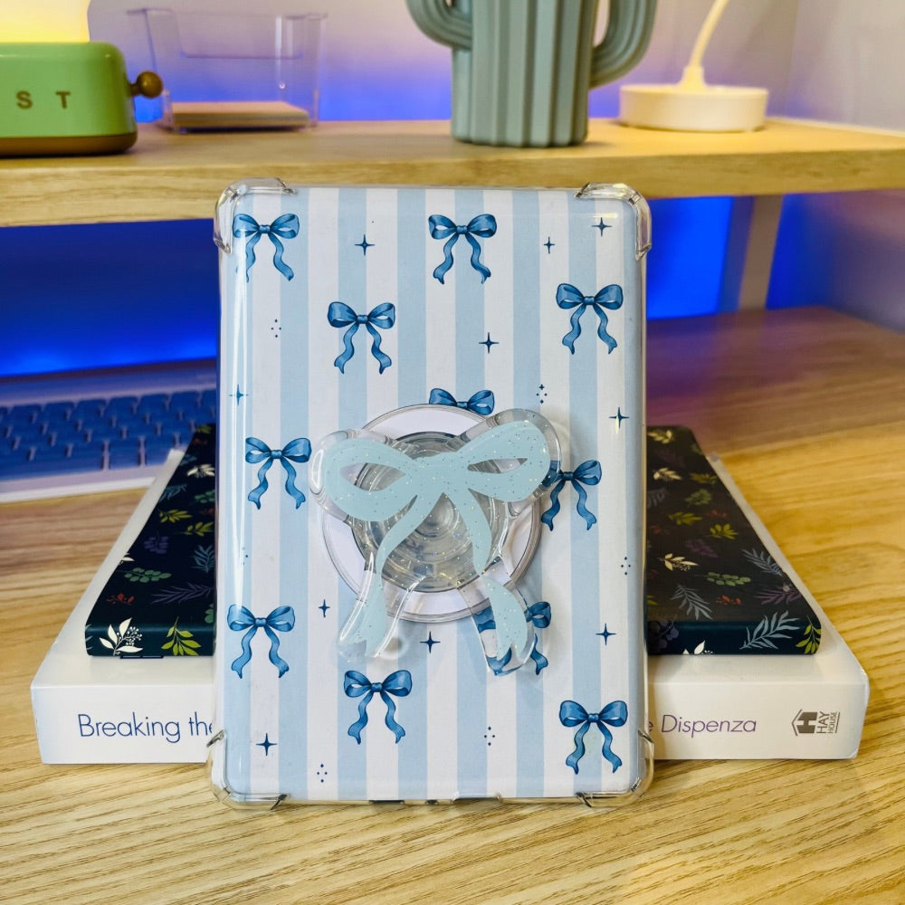 Blue Bow Kindle Insert | Printable PDF
