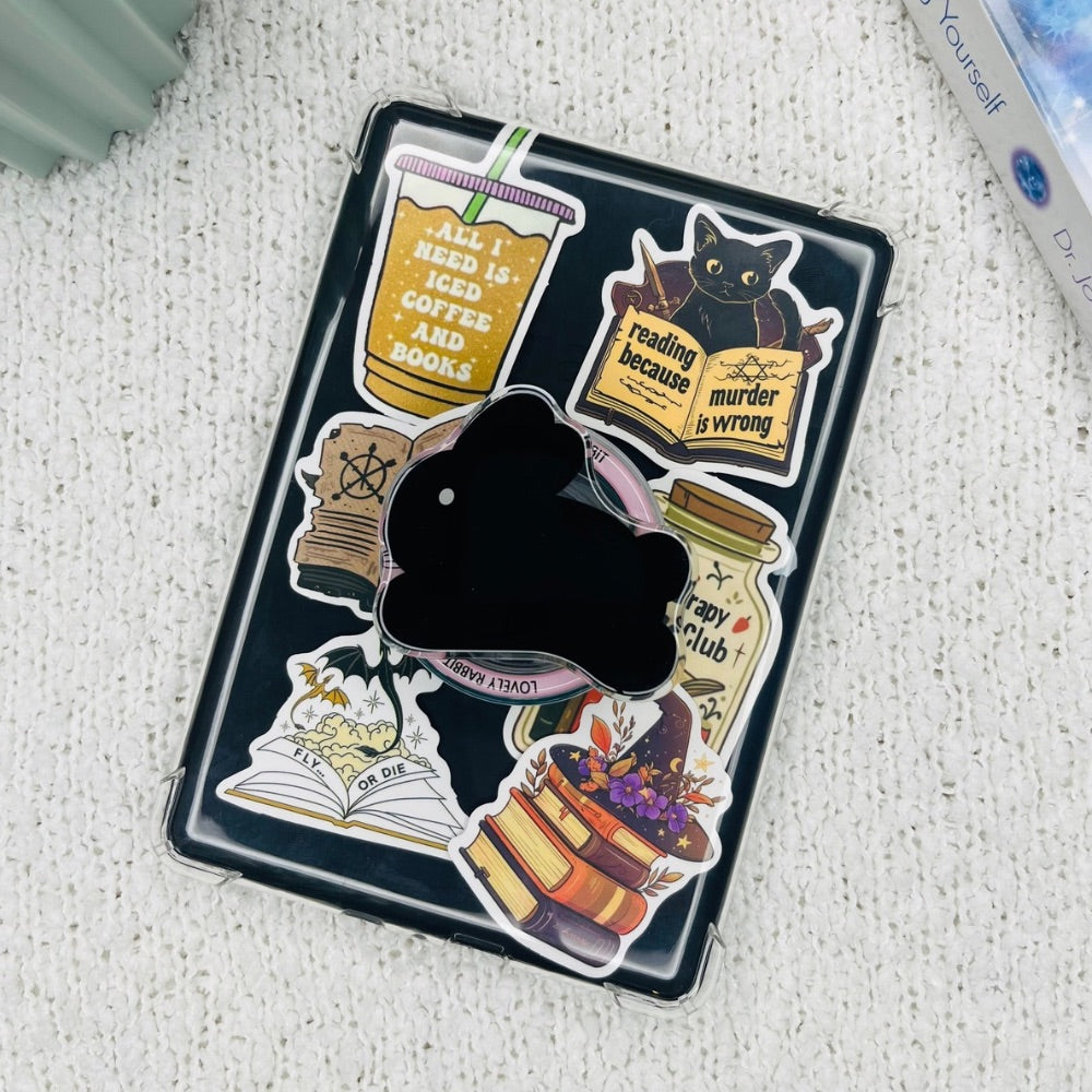 Black Bunny Kindle Grip