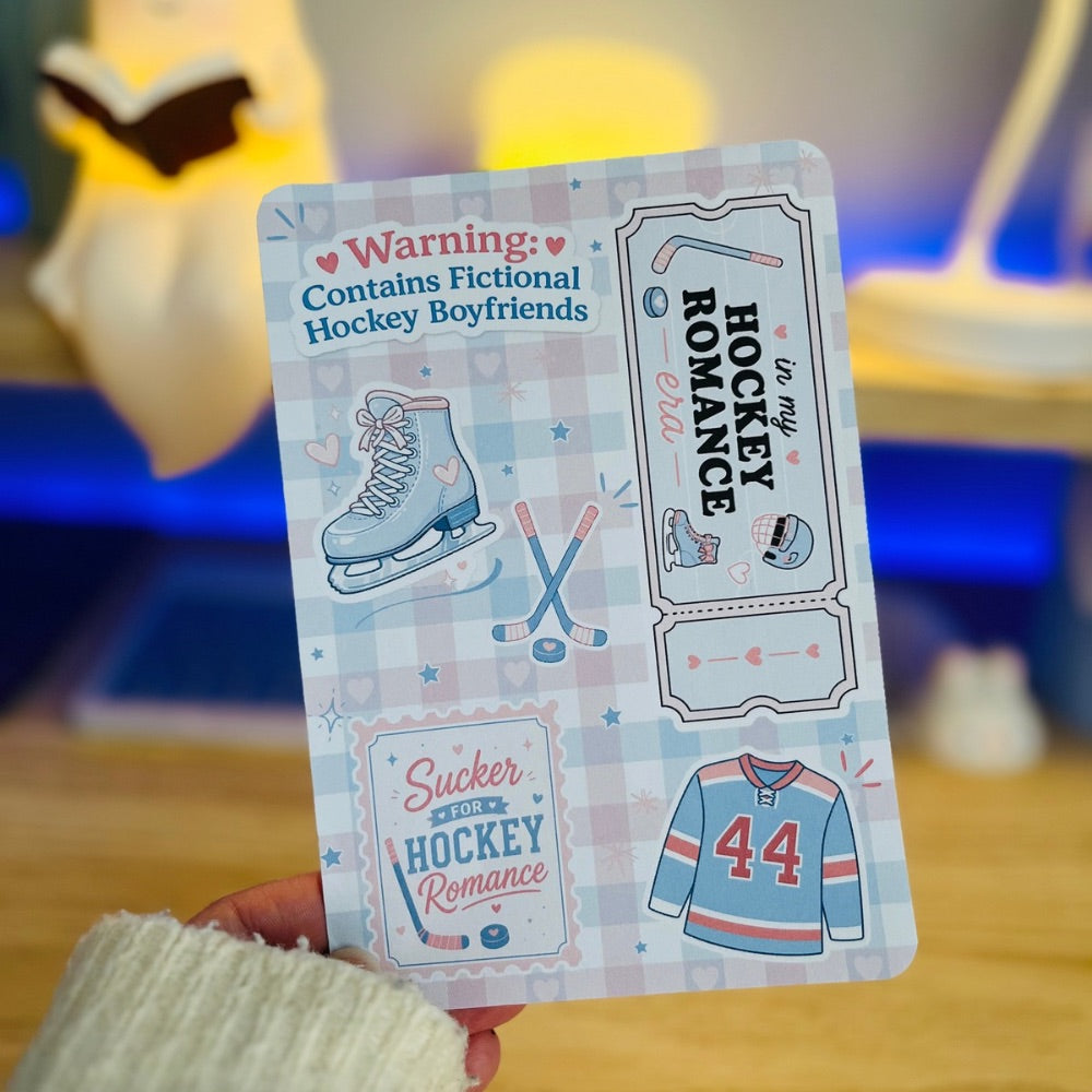 Hockey Romance Kindle Insert | Printable PDF