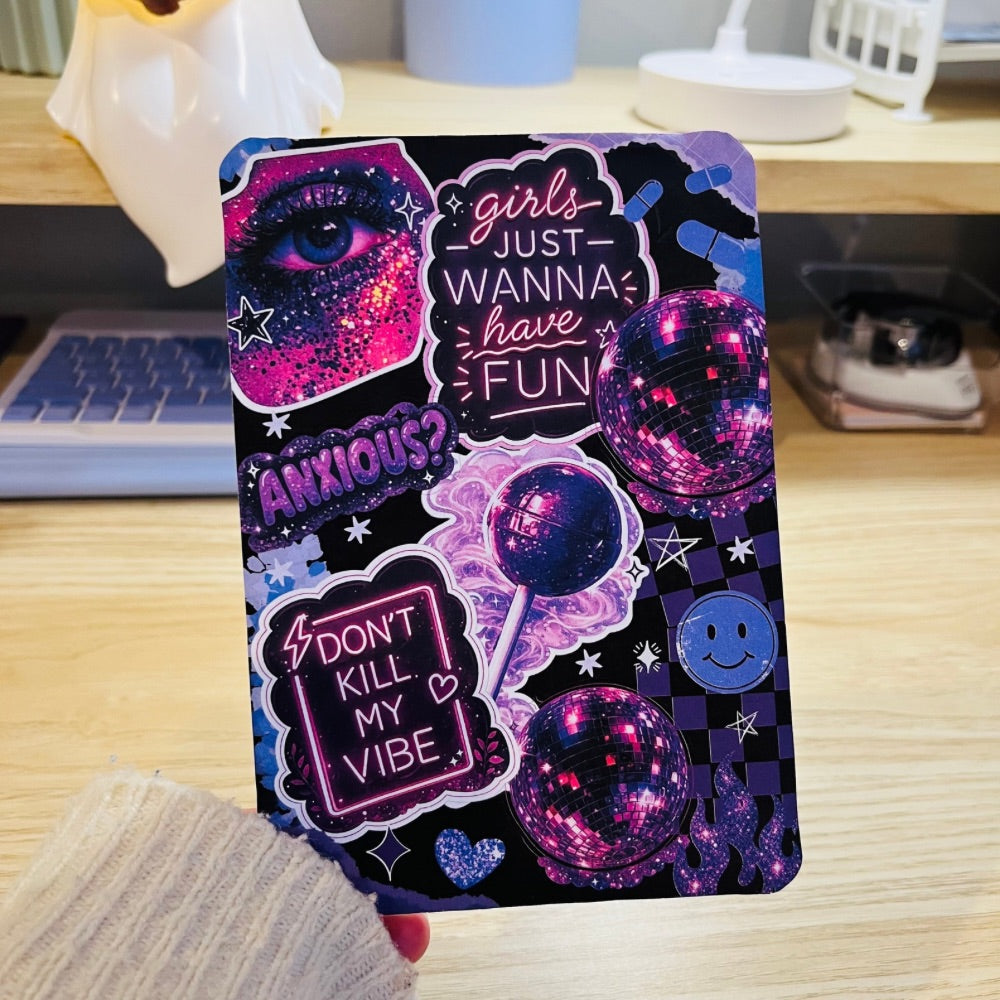 Purple Glitter Kindle Insert | Printable PDF