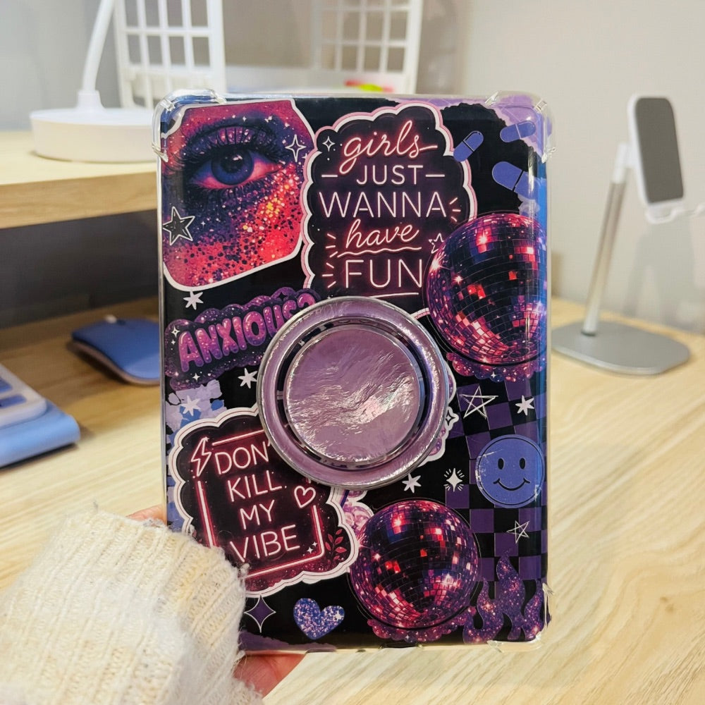 Purple Glitter Kindle Insert | Printable PDF