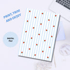 Strawberry Kindle Insert | Printable PDF