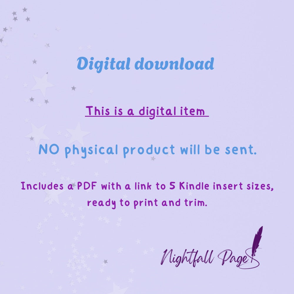 Strawberry Kindle Insert | Printable PDF