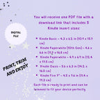 Cherry Kindle Insert | Printable PDF