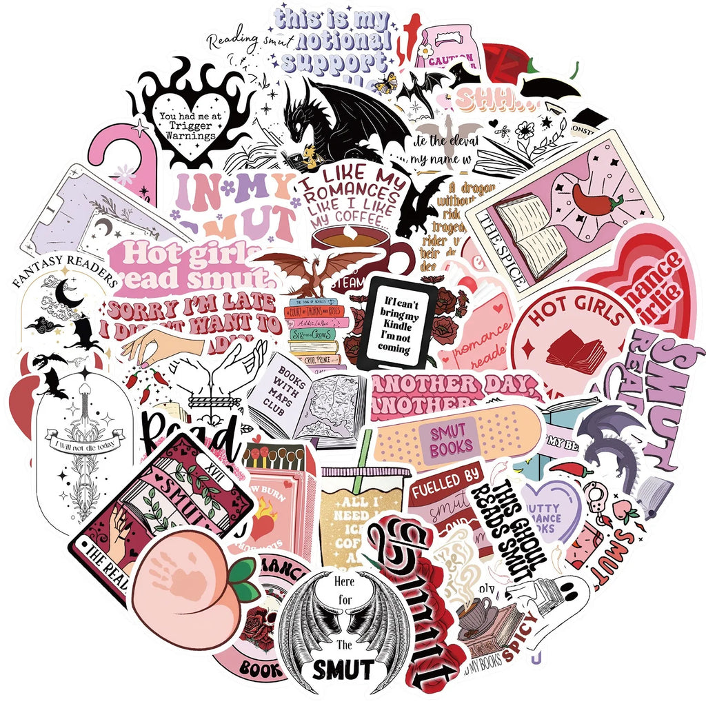 Smut Bookish Stickers