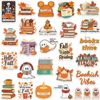 Orange Vibes Bookish Stickers