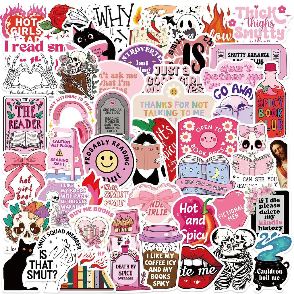 Spicy Bookish Stickers