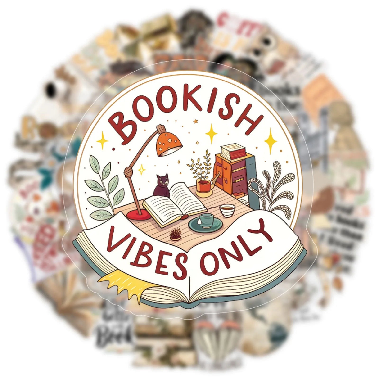 Vintage Bookish Stickers
