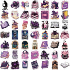 Midnight Purple Bookish Stickers