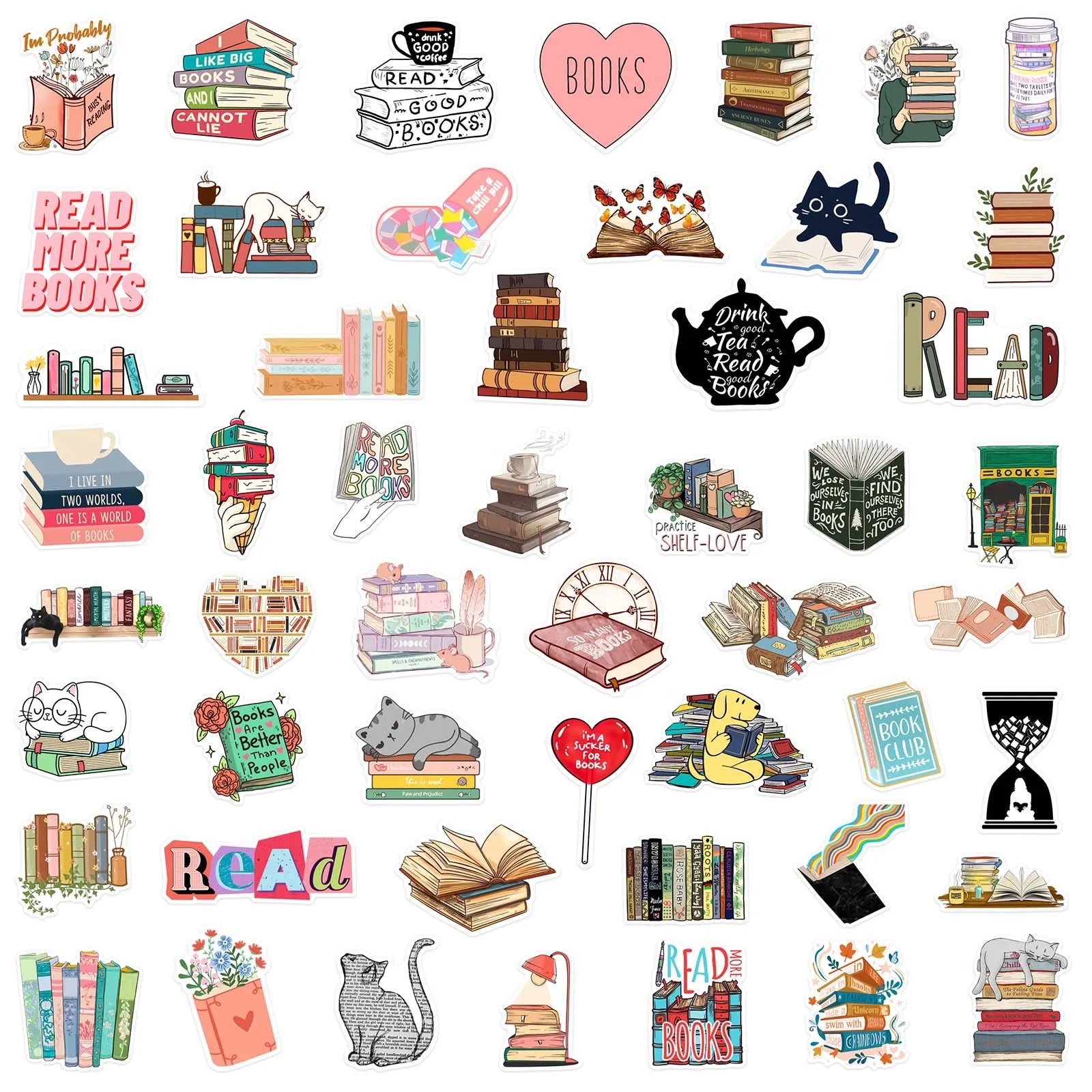 Book Club Stickers